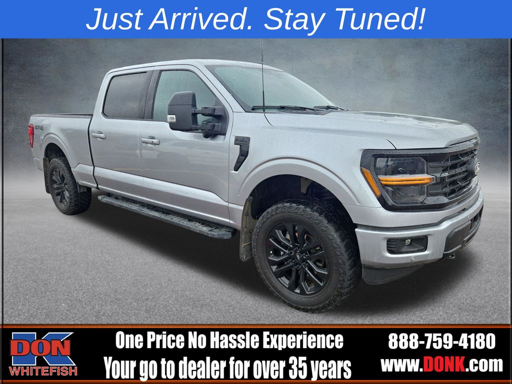 Iconic Silver Metallic 2024 Ford F-150 Pickup Truck Four-Wheel Drive Automatic