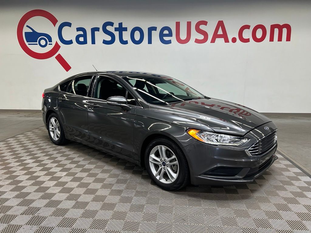 Gray (Magnetic) 2018 Ford Fusion Sedan Front-Wheel Drive 6-Speed Automatic