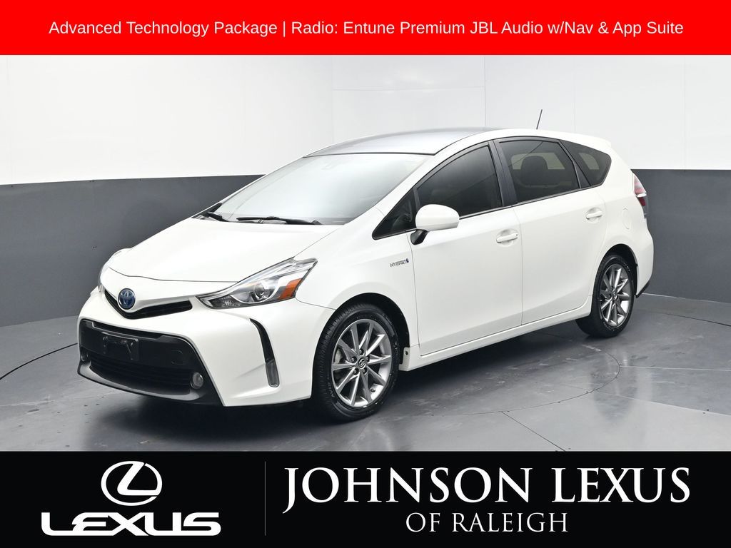 White (Blizzard Pearl) 2017 Toyota Prius v Wagon Front-Wheel Drive Continuously Variable Transmission