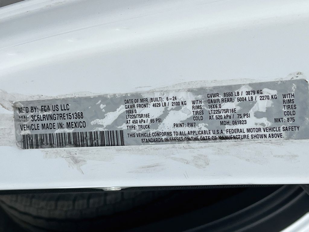 Used 2024 White Ram Low Roof image 28