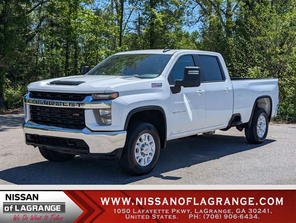 Summit White 2023 Chevrolet Silverado 2500HD LT Crew Cab 4WD Pickup Truck Four-Wheel Drive Automatic