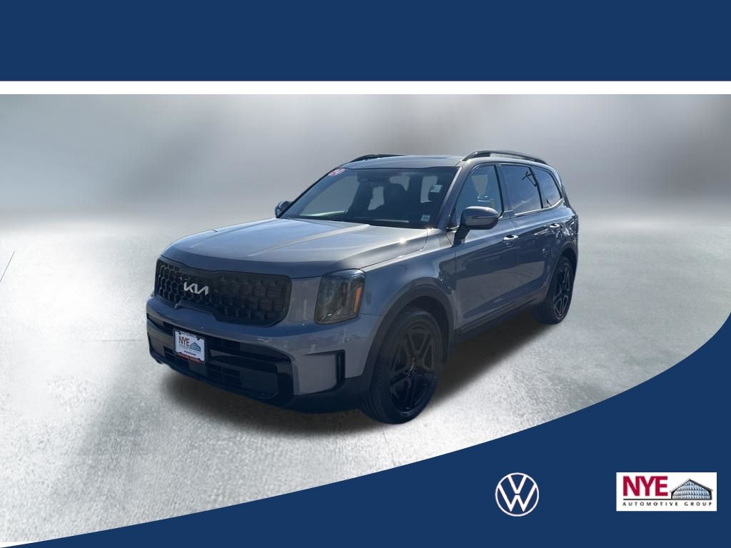 Silver 2024 Kia Telluride EX X-Line AWD SUV / Crossover All-Wheel Drive 8-Speed Automatic