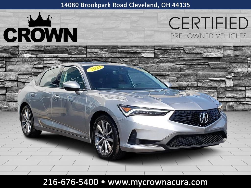 Lunar Silver Metallic 2023 Acura Integra FWD Sedan Front-Wheel Drive Continuously Variable Transmission