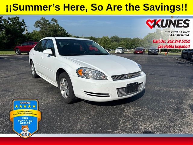 Summit White 2012 Chevrolet Impala Sedan Front-Wheel Drive 6-Speed Automatic Overdrive