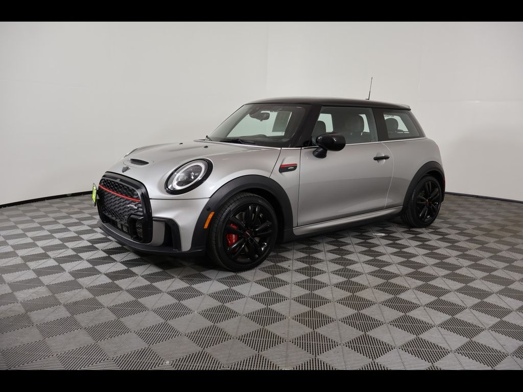 Silver 2023 MINI Cooper John Cooper Works 2-Door Hatchback FWD Hatchback Front-Wheel Drive 8-Speed Automatic