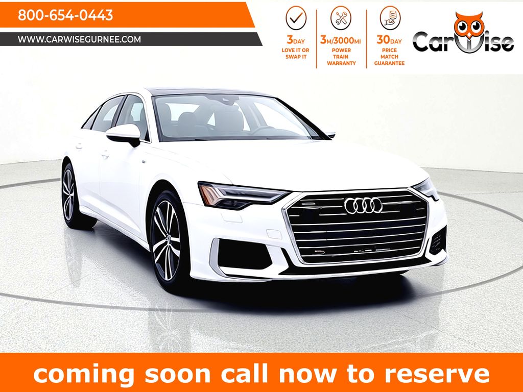 Ibis White 2019 Audi A6 55 TFSI quattro Prestige Sedan AWD Sedan All-Wheel Drive 7-Speed Automatic
