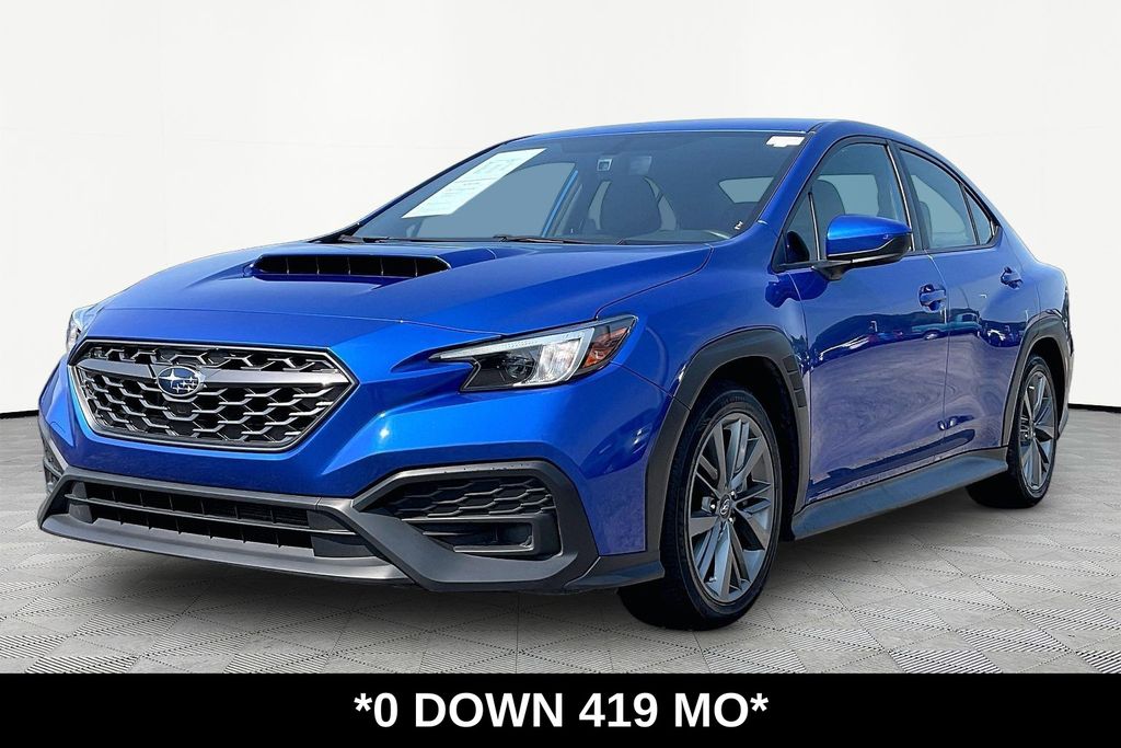 Blue Pearl 2022 Subaru WRX Sedan All-Wheel Drive 6-Speed Manual