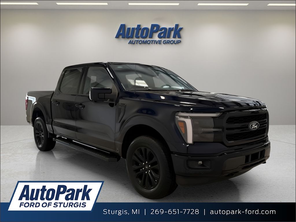 Antimatter Blue Metallic 2025 Ford F-150 Pickup Truck Four-Wheel Drive Automatic
