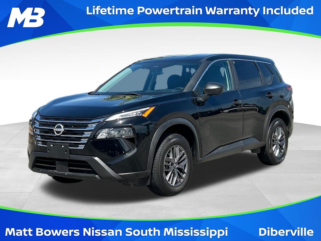 Super Black 2024 Nissan Rogue SUV / Crossover All-Wheel Drive Continuously Variable Transmission
