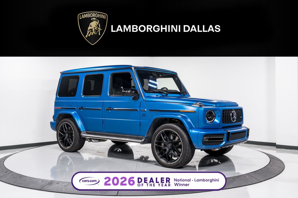 G manufaktur South Sea Blue Metallic 2021 Mercedes-Benz G-Class AMG G 63 4MATIC SUV / Crossover All-Wheel Drive 9-Speed Automatic