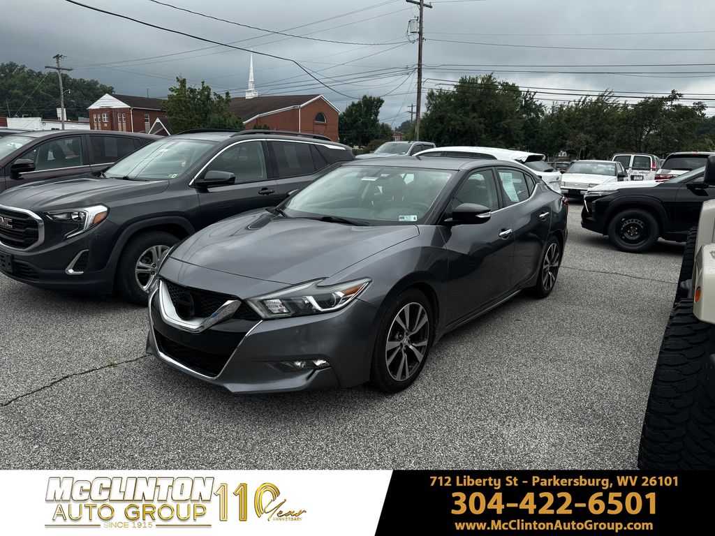Gray (Gun Metallic) 2017 Nissan Maxima Sedan Front-Wheel Drive Continuously Variable Transmission
