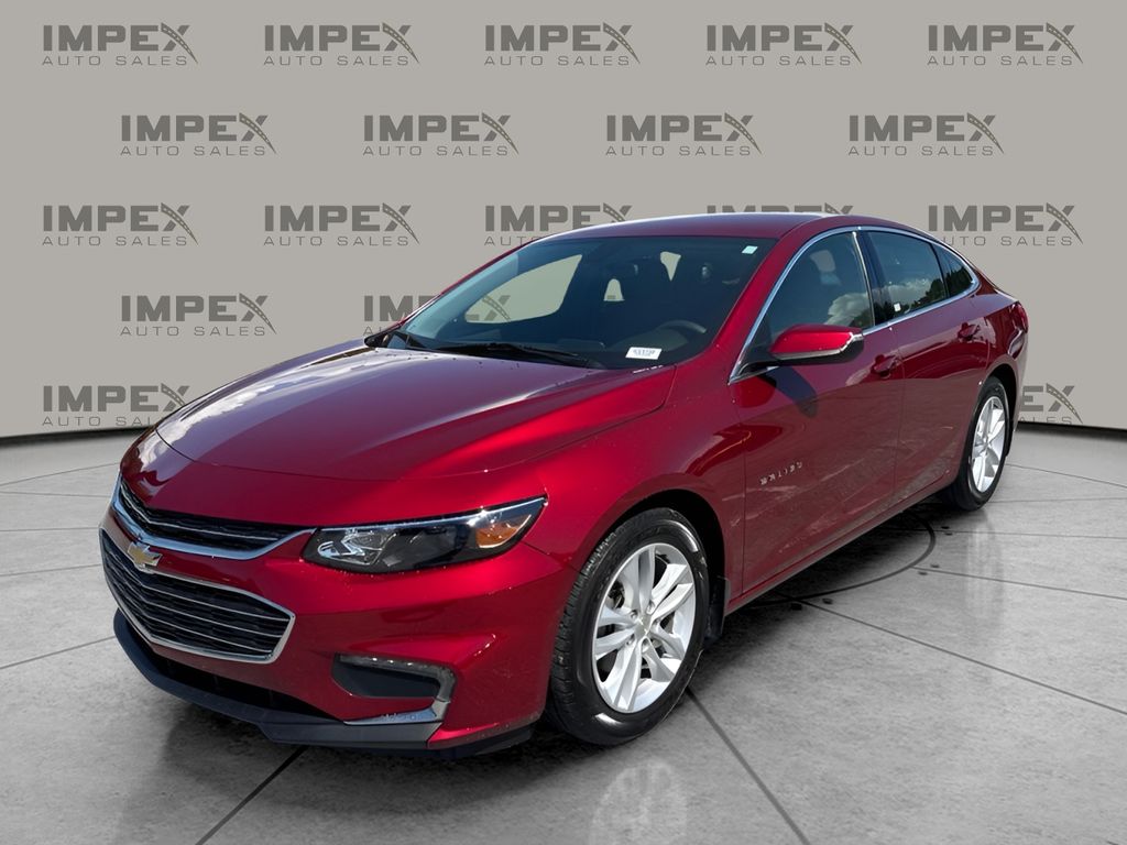 Cajun Red Tintcoat 2017 Chevrolet Malibu Sedan Front-Wheel Drive 6-Speed Automatic