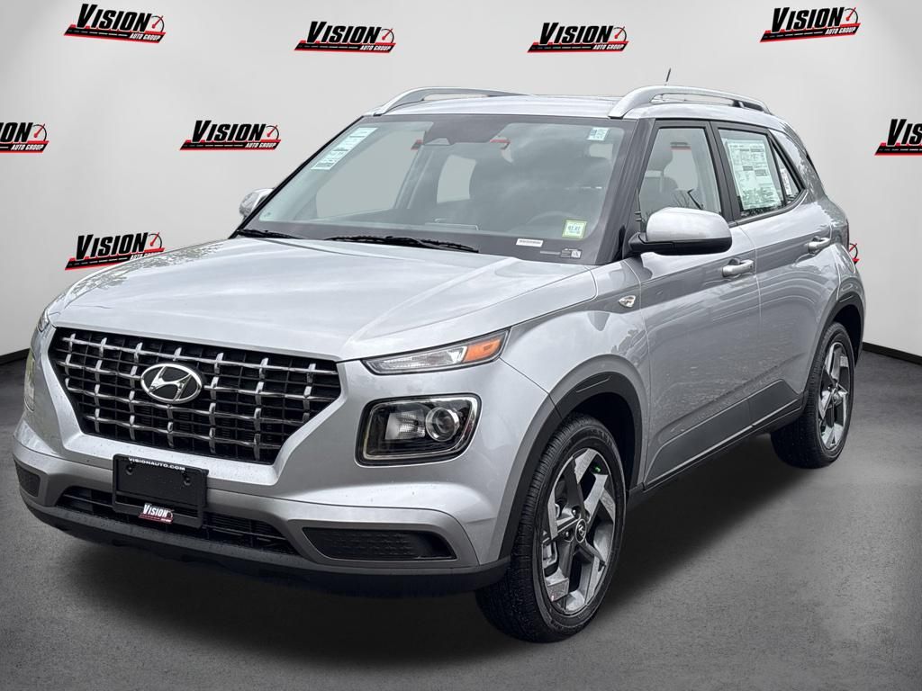 Shimmering Silver 2026 Hyundai Venue SUV / Crossover Front-Wheel Drive Continuously Variable Transmission