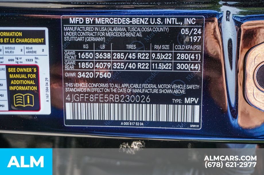 Used 2024 Black Mercedes-Benz GLS 580 image 67
