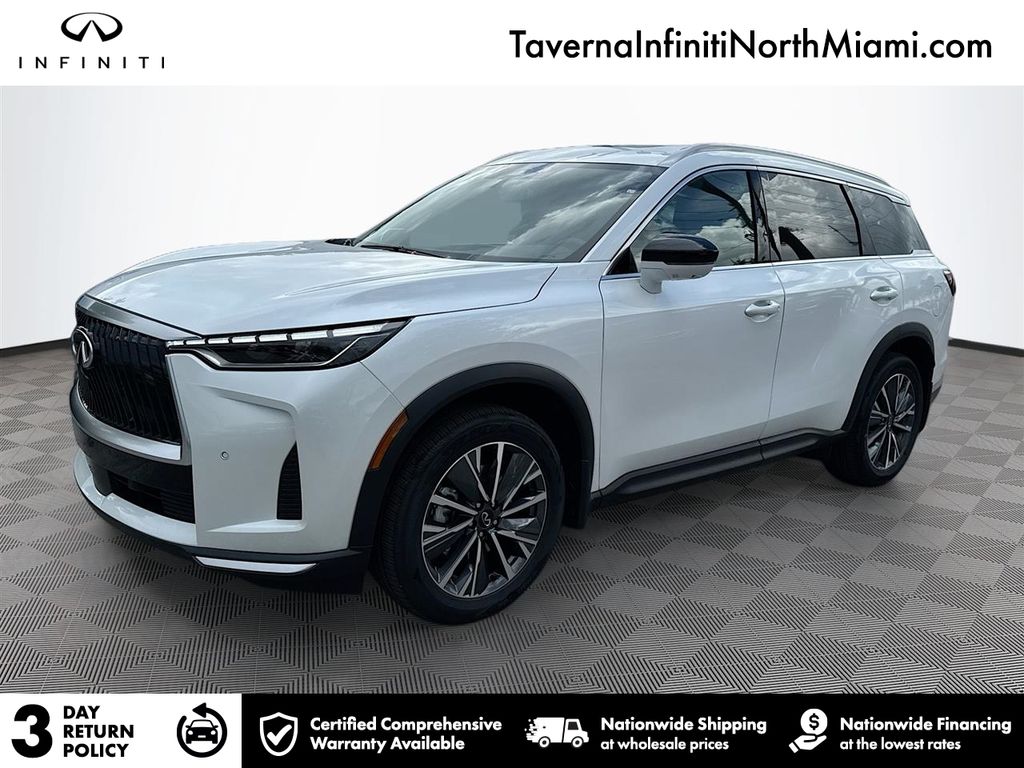 White 2027 INFINITI QX60 SUV / Crossover Front-Wheel Drive 9-Speed Automatic