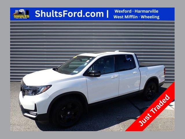 White 2024 Honda Ridgeline Pickup Truck All-Wheel Drive 9-Speed Automatic