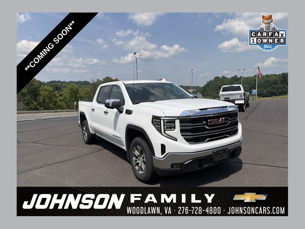 Summit White 2025 GMC Sierra 1500 Pickup Truck Four-Wheel Drive Automatic