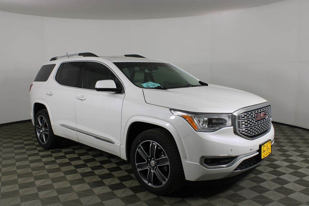 White Frost Tricoat 2018 GMC Acadia Denali AWD SUV / Crossover Four-Wheel Drive 6-Speed Automatic