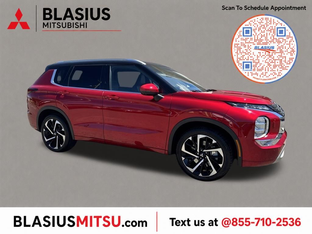 Red 2023 Mitsubishi Outlander SUV / Crossover All-Wheel Drive Continuously Variable Transmission