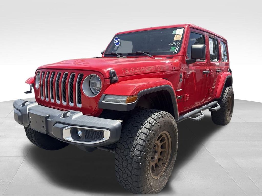 Used 2018 Red Jeep Unlimited Sahara image 16