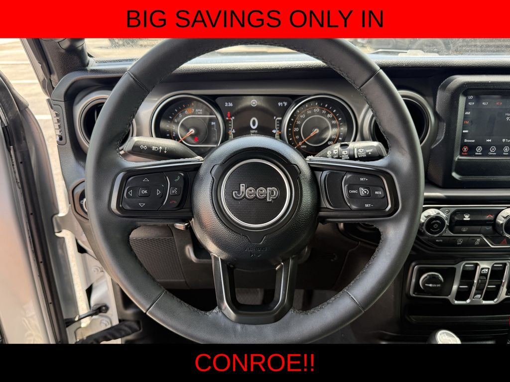 2023 Jeep Wrangler Sport S Silver at DeMontrond Mazda