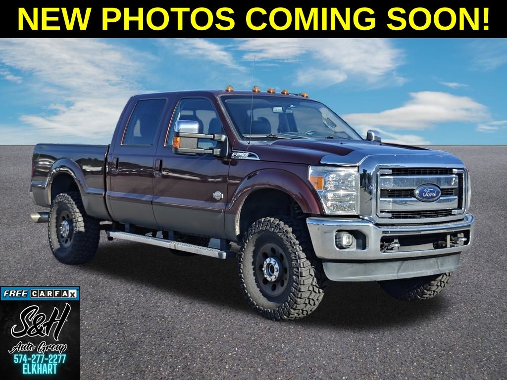 Red (Bronze Fire Metallic) 2016 Ford F-250 Super Duty Pickup Truck Four-Wheel Drive 6-Speed Automatic Overdrive