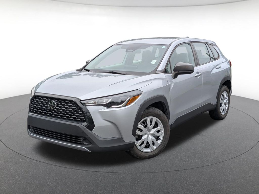 Silver 2023 Toyota Corolla Cross SUV / Crossover Front-Wheel Drive Continuously Variable Transmission