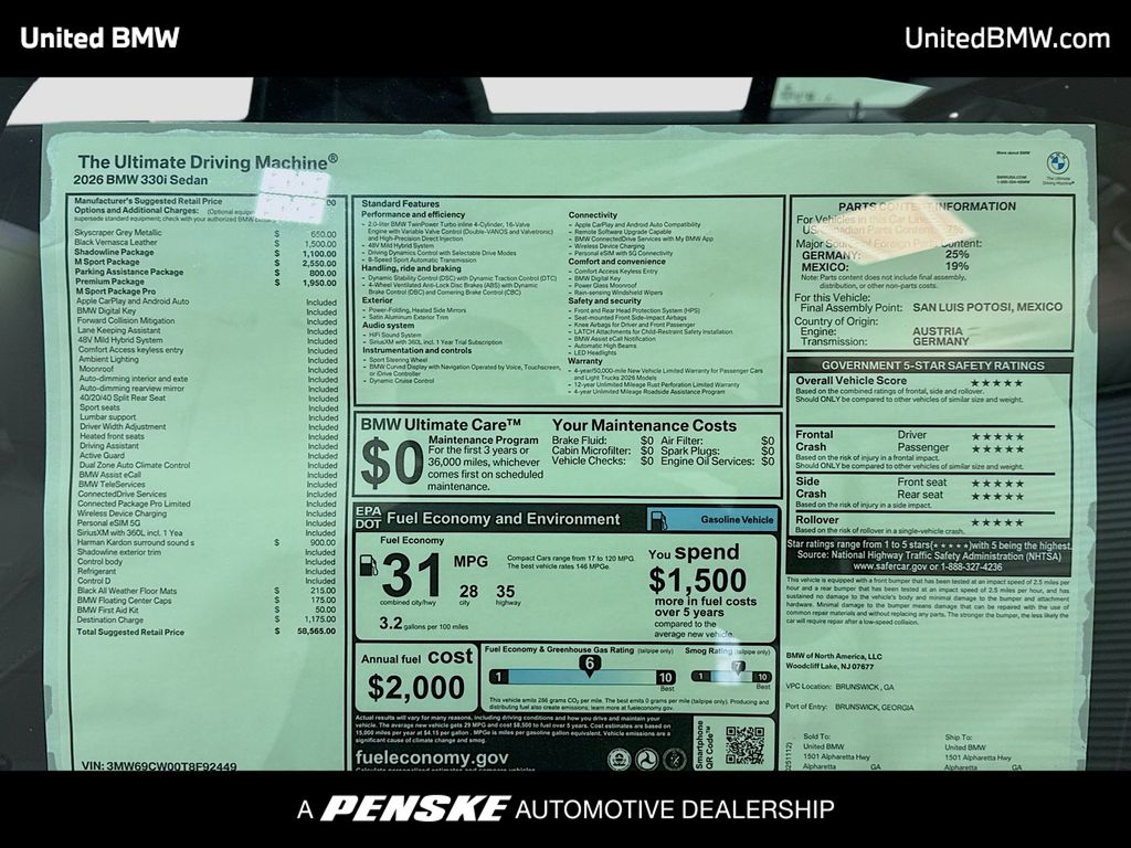 Thumbnail: 2026 BMW 3 Series - 15