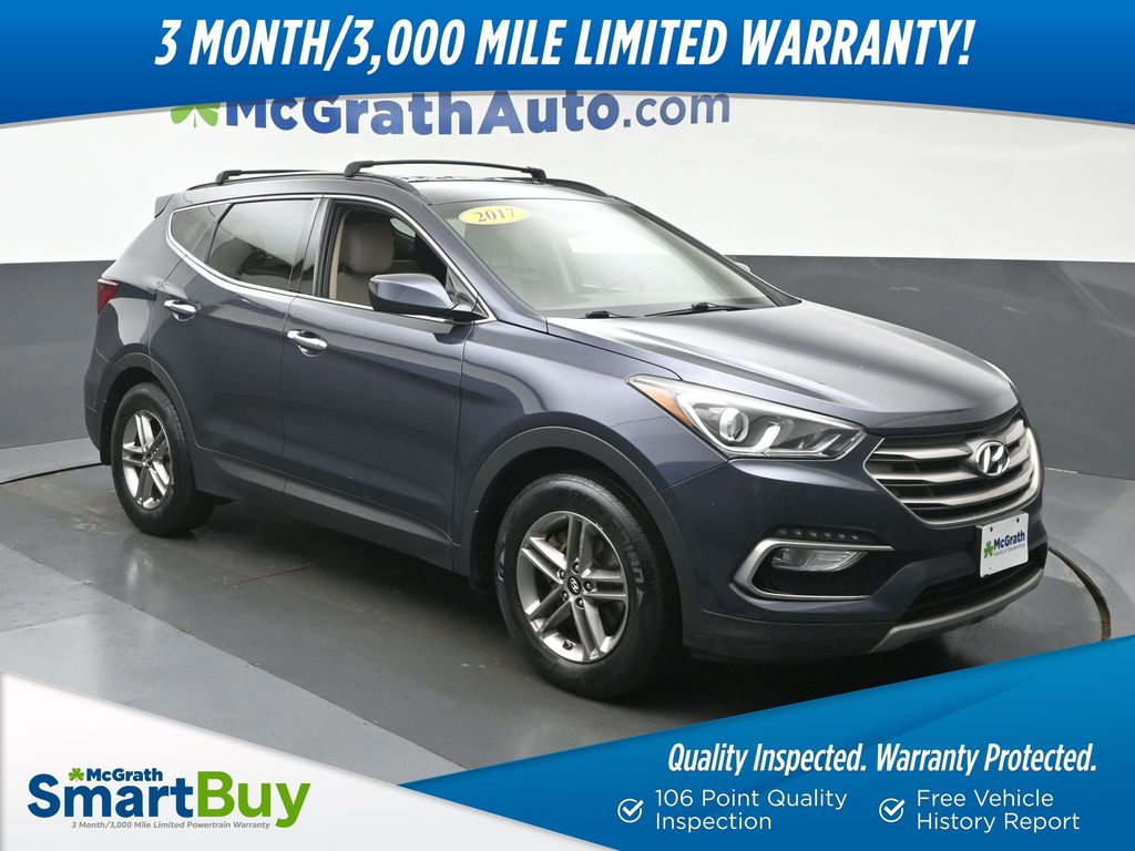 Marlin Blue 2017 Hyundai Santa Fe Sport 2.4L AWD SUV / Crossover All-Wheel Drive 6-Speed Automatic