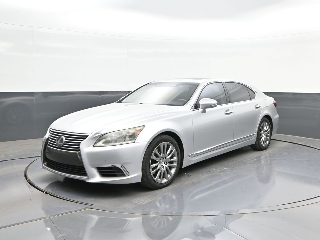 Gray (Liquid Platinum) 2013 Lexus LS Sedan Rear-Wheel Drive 8-Speed Automatic