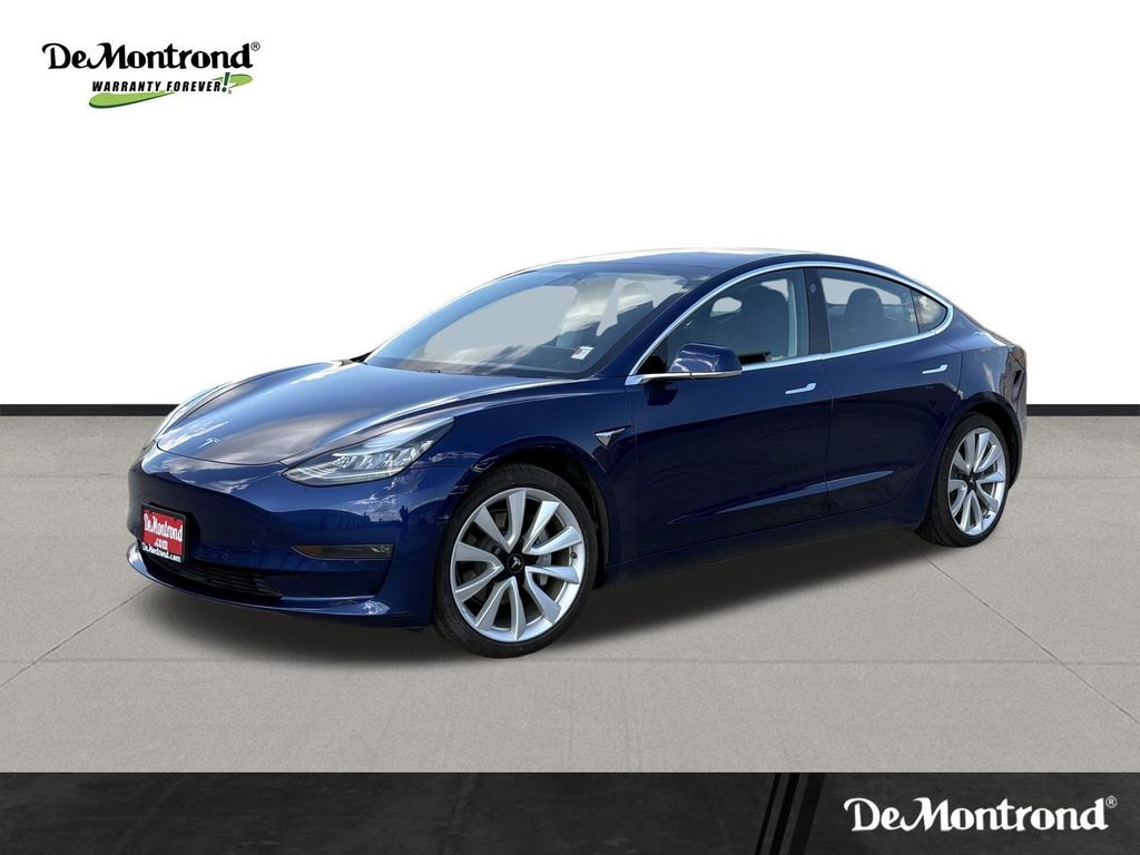 2018 Tesla Model 3 Long Range Blue at Shottenkirk Kia Fort Bend