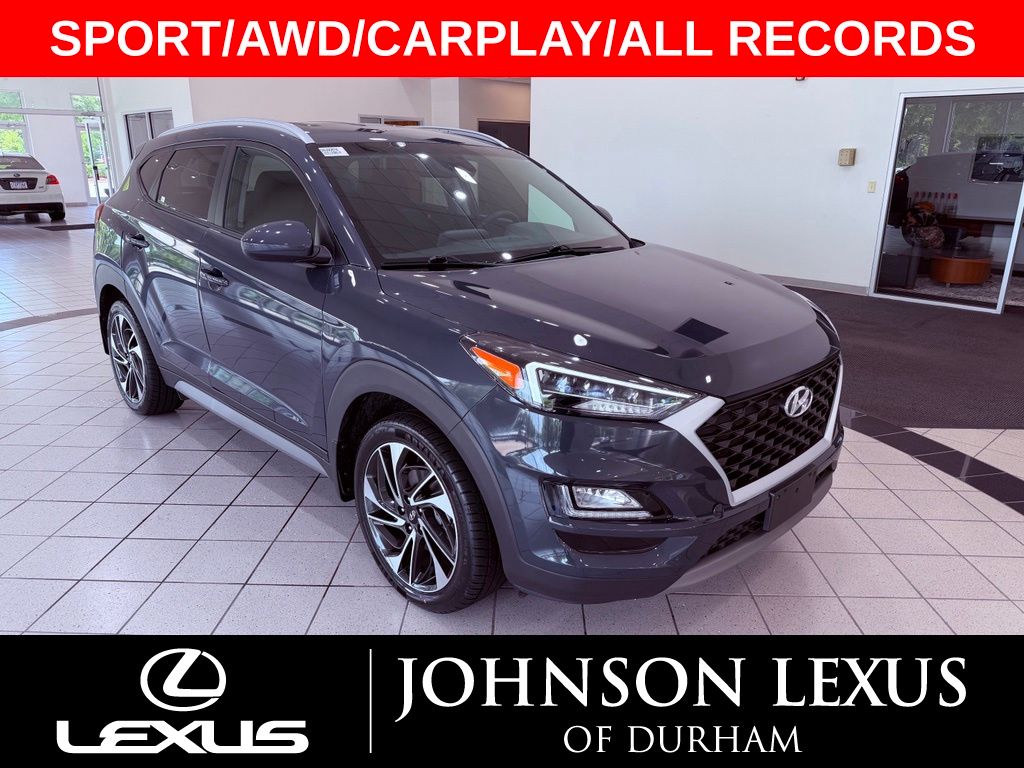 Dusk Blue 2019 Hyundai Tucson SUV / Crossover All-Wheel Drive 6-Speed Automatic