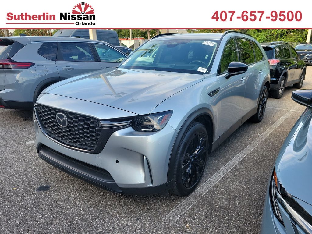 Silver 2025 Mazda CX-90 SUV / Crossover All-Wheel Drive 8-Speed Automatic