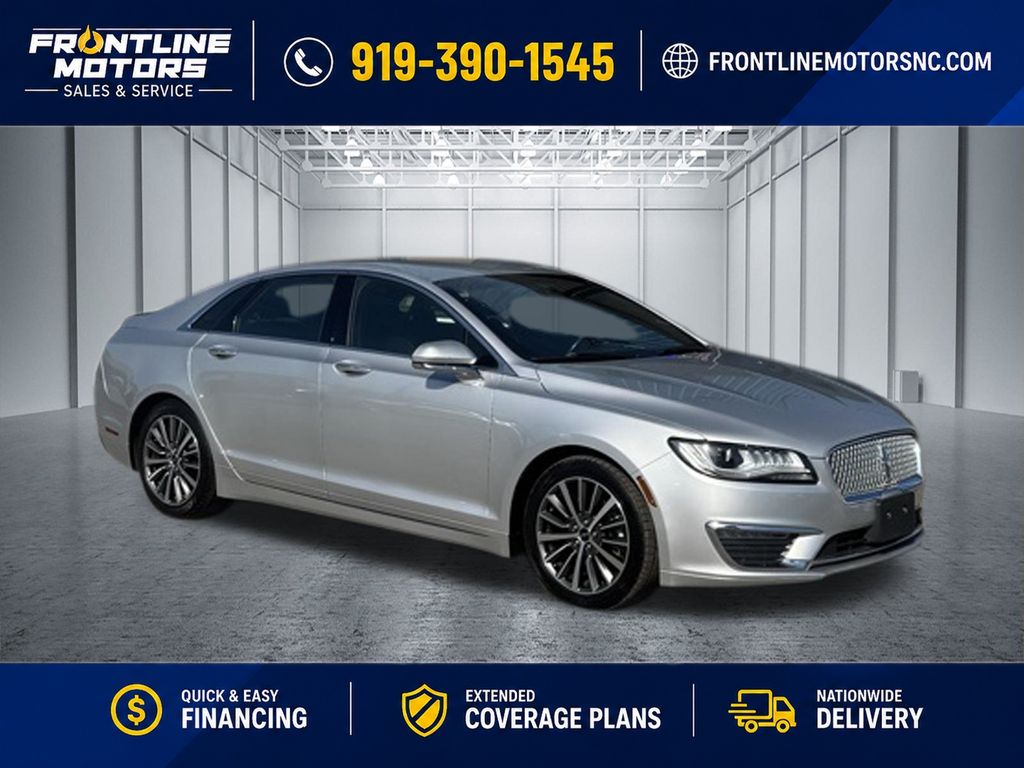 Ingot Silver Metallic 2017 Lincoln MKZ Sedan Front-Wheel Drive 6-Speed Automatic