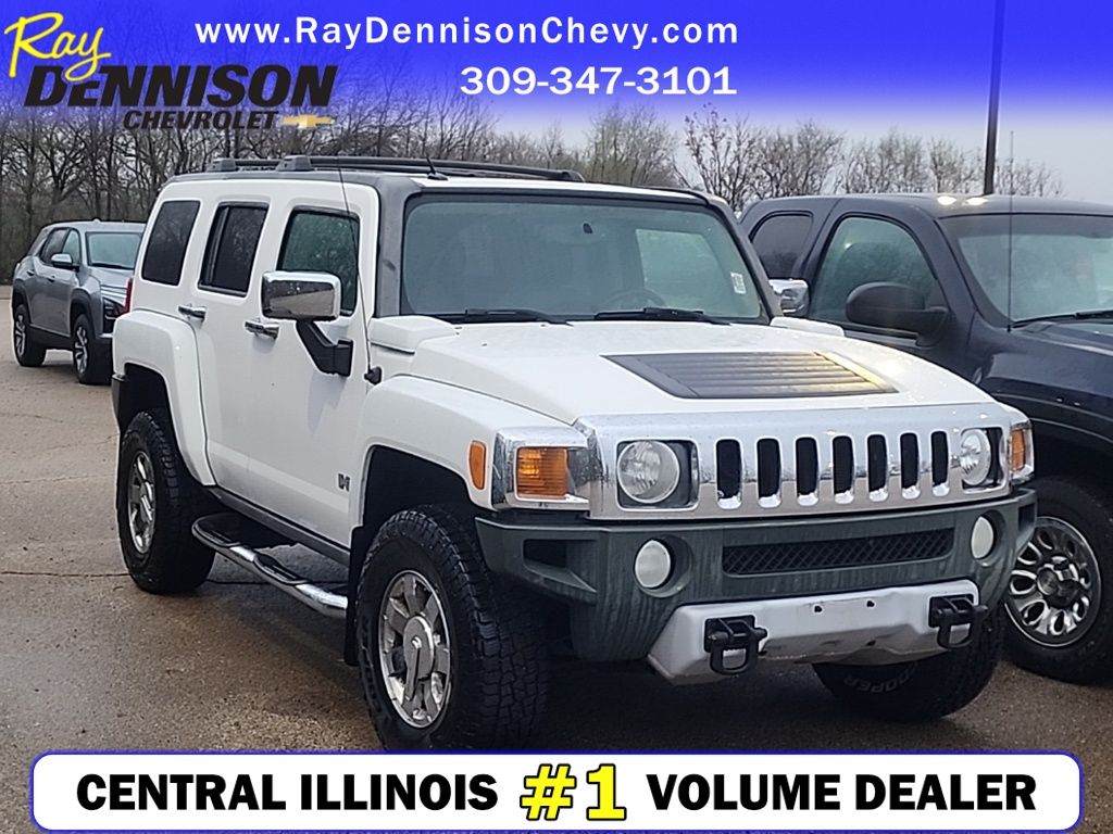 Birch White 2008 Hummer H3 Base SUV / Crossover Four-Wheel Drive