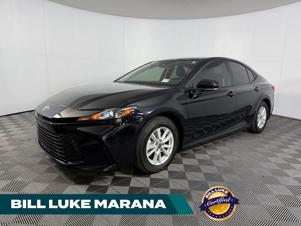 Midnight Black Metallic 2026 Toyota Camry Sedan Front-Wheel Drive Continuously Variable Transmission