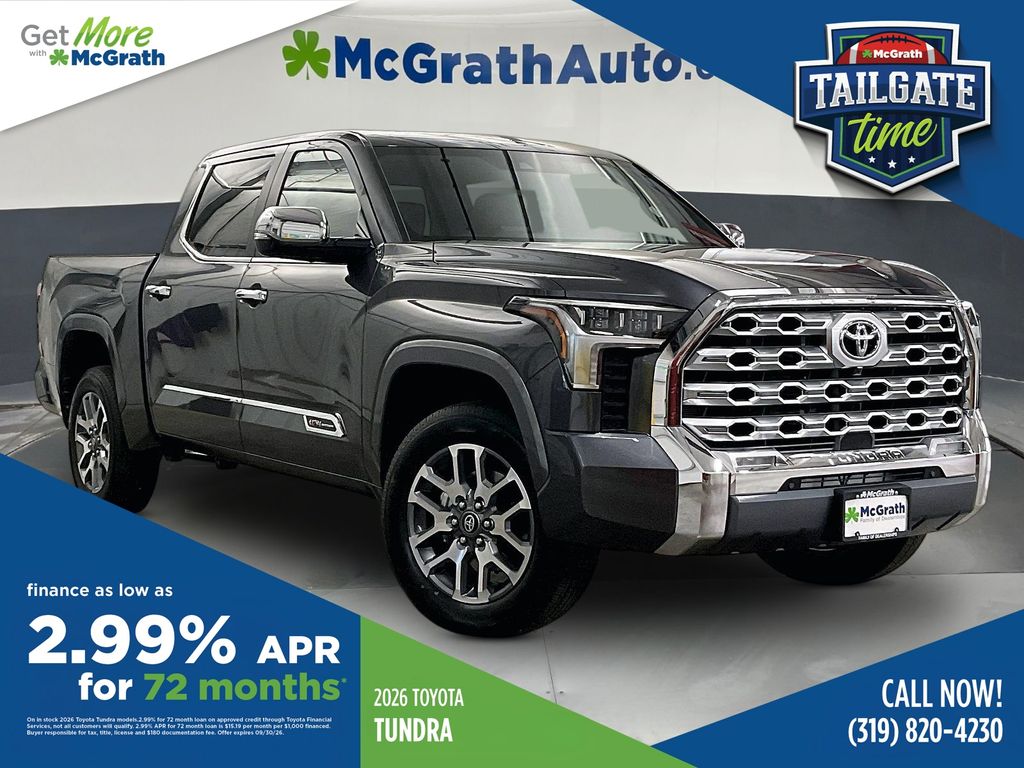 Magnetic Gray Metallic 2026 Toyota Tundra Pickup Truck Four-Wheel Drive Automatic