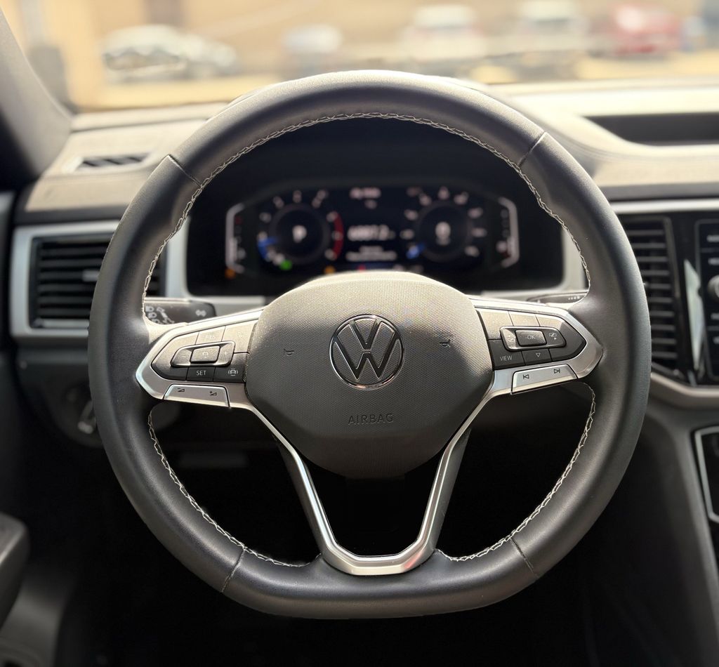 2023 Volkswagen Atlas Cross Sport 2.0T SE w/Technology White at Bayway Cadillac of The Woodlands