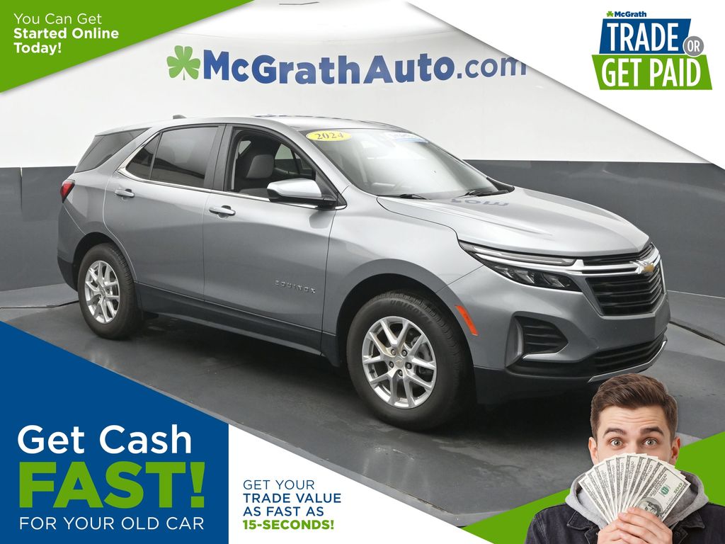 Sterling Gray Metallic 2024 Chevrolet Equinox SUV / Crossover Four-Wheel Drive 6-Speed Automatic Overdrive