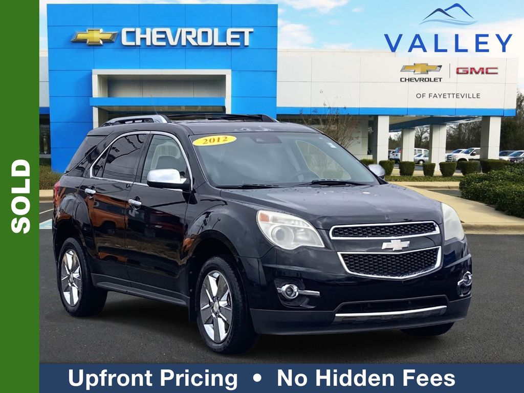 Black 2012 Chevrolet Equinox LTZ FWD SUV / Crossover Front-Wheel Drive 6-Speed Automatic Overdrive