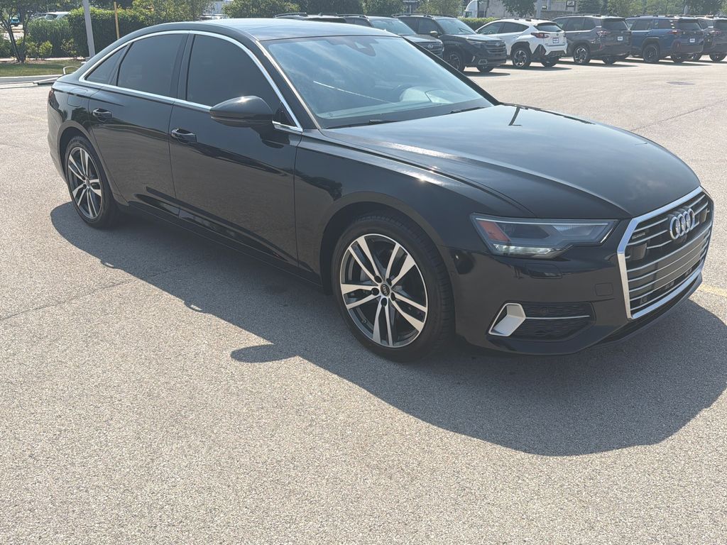 Black Metallic 2023 Audi A6 Sedan All-Wheel Drive 7-Speed Automatic
