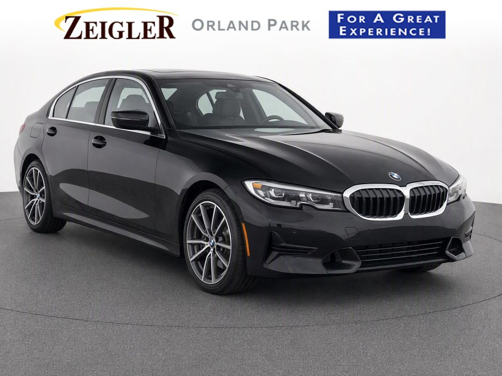 Black Sapphire Metallic 2021 BMW 3 Series Sedan All-Wheel Drive 8-Speed Automatic