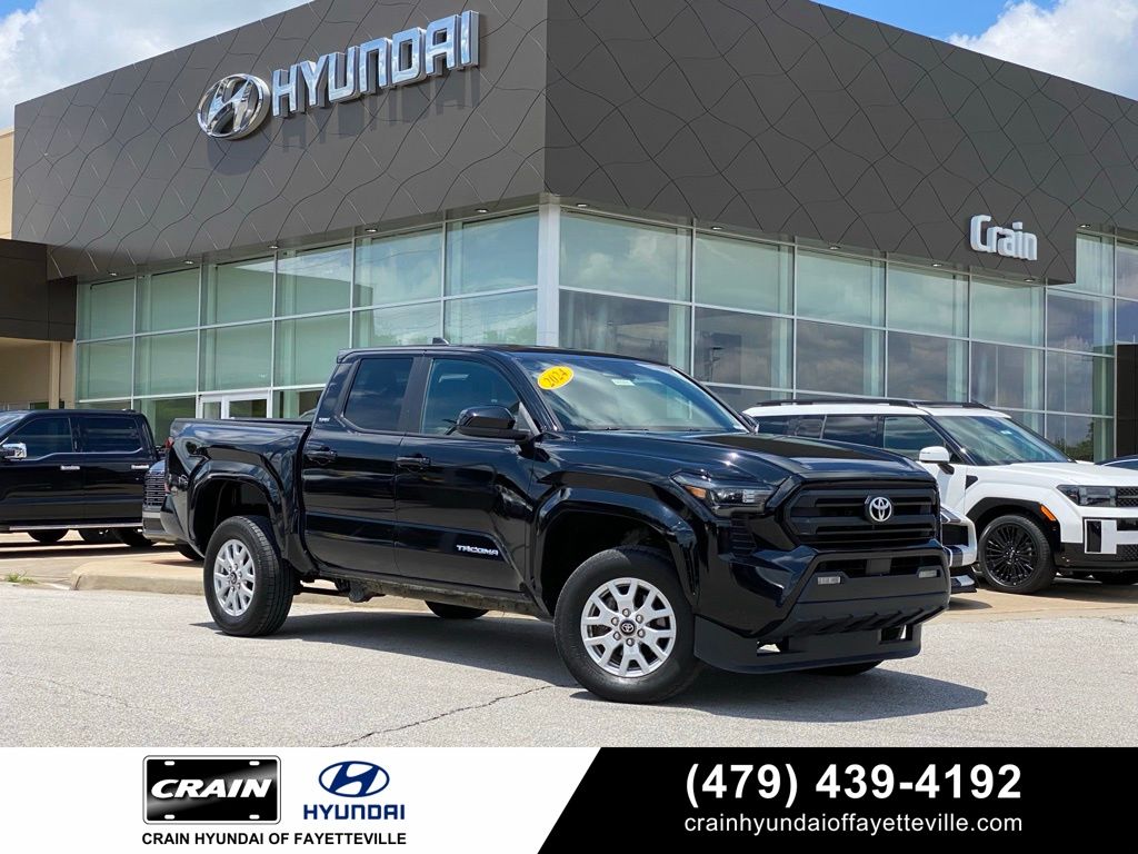 Black 2024 Toyota Tacoma Pickup Truck 4X2 8-Speed Automatic