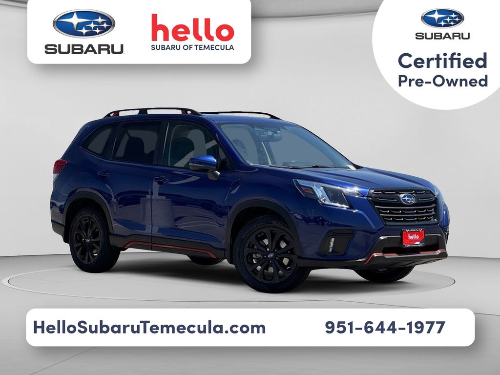 Sapphire Blue Pearl 2024 Subaru Forester SUV / Crossover All-Wheel Drive Continuously Variable Transmission