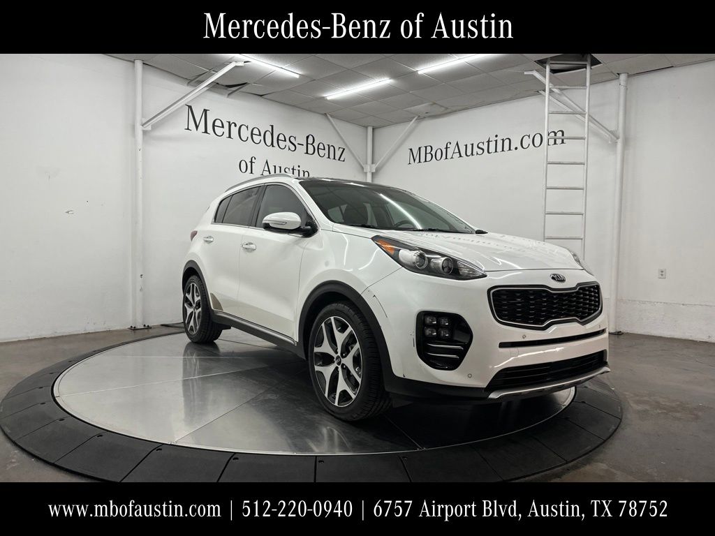 Snow White Pearl 2017 Kia Sportage SUV / Crossover Front-Wheel Drive 6-Speed Automatic