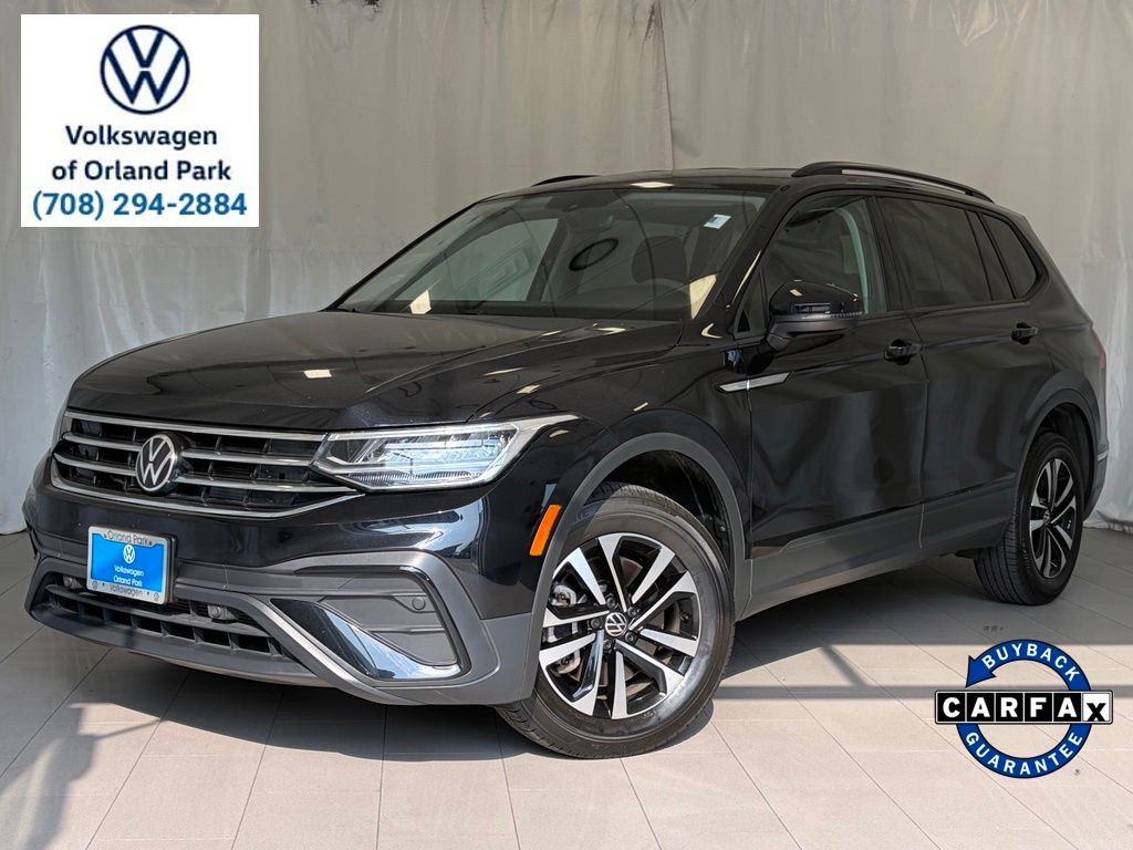 Deep Black 2023 Volkswagen Tiguan SUV / Crossover All-Wheel Drive 8-Speed Automatic