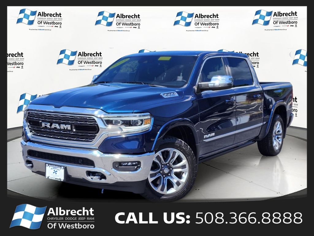 Patriot Blue Pearlcoat 2023 RAM 1500 Pickup Truck Four-Wheel Drive 8-Speed Automatic