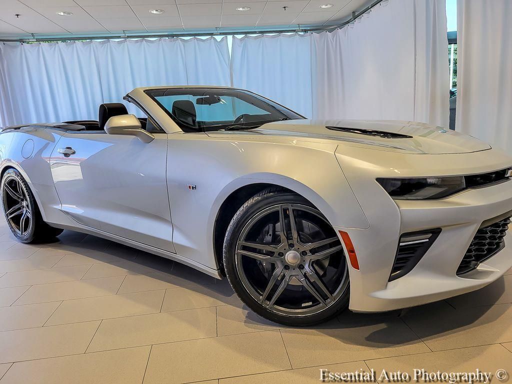 Silver Ice Metallic 2017 Chevrolet Camaro Convertible Rear-Wheel Drive 8-Speed Automatic