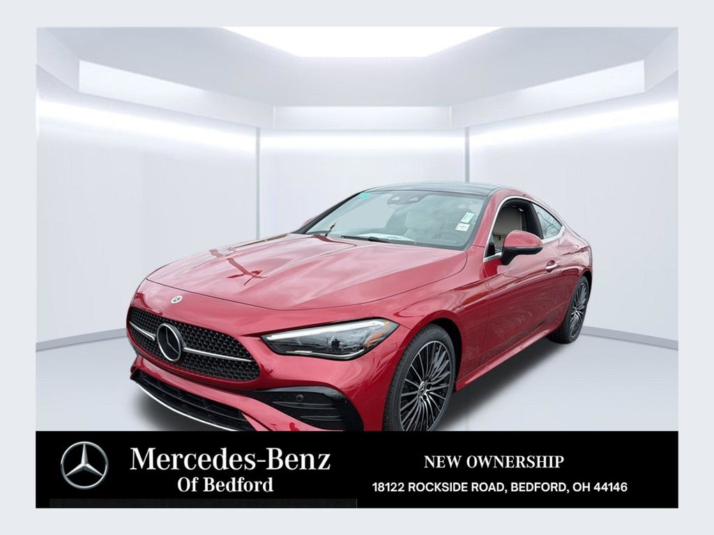 Patagonia Red Metallic 2026 Mercedes-Benz CLE Coupe All-Wheel Drive 9-Speed Automatic