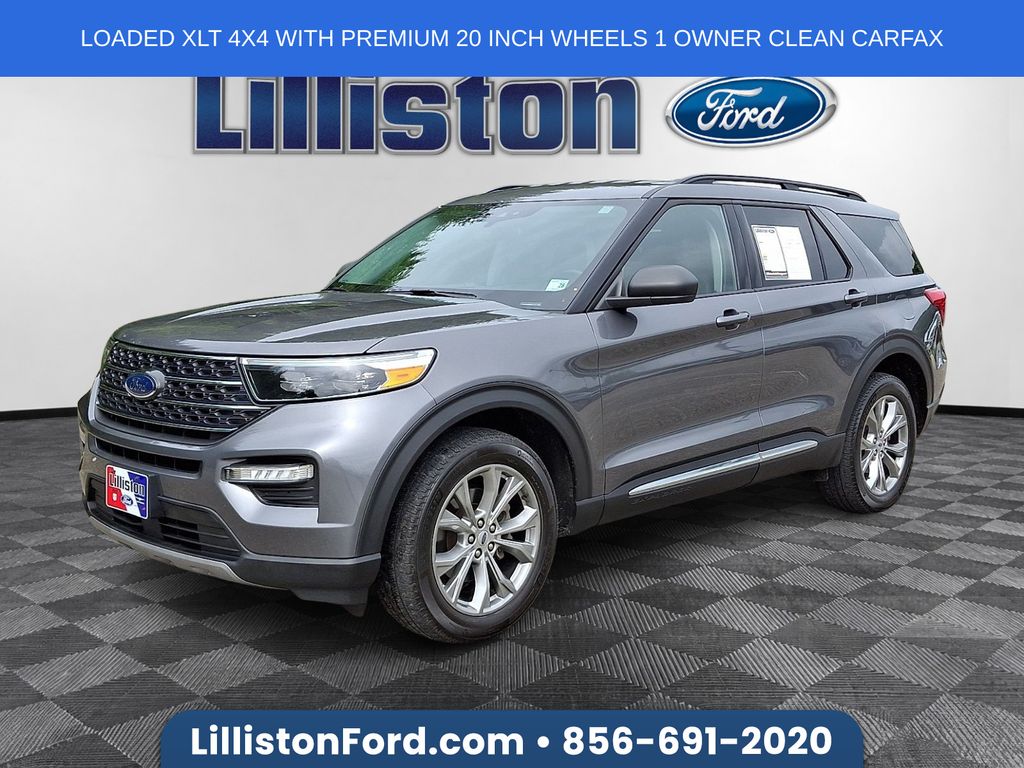 Carbonized Gray Metallic 2023 Ford Explorer SUV / Crossover All-Wheel Drive Automatic